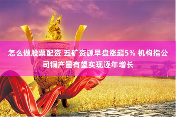 怎么做股票配资 五矿资源早盘涨超5% 机构指公司铜产量有望实现逐年增长