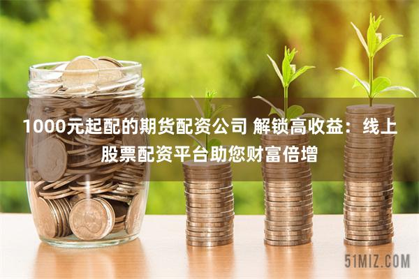 1000元起配的期货配资公司 解锁高收益：线上股票配资平台助您财富倍增